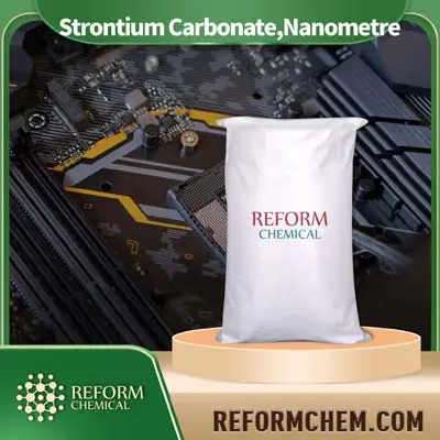 Carbonate de strontium, nanomètre